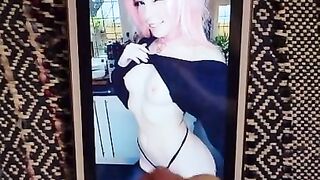 Belle Delphine Perky Tits Cum Tribute