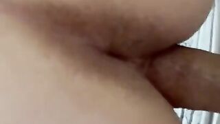 Cumming on my wife’s ass