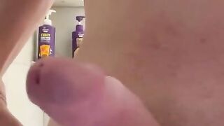 Stroking That Big Dick Watch That Cum Shoot Out