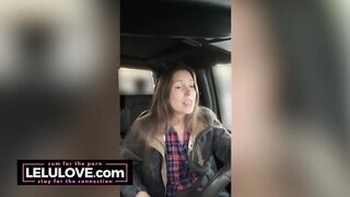 Babe rambling about behind the scenes personal details of her life on the road while she drives a big loud truck - Lelu Love