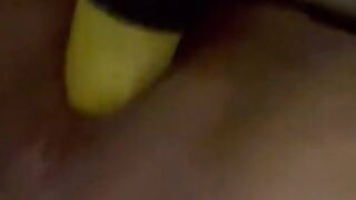 Solo girl moaning and cumming while fucked by sex machine