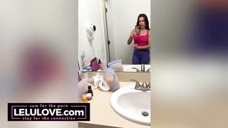 Babe sharing nude resort fun with blooper reels & filthy talking masturbating behind the scenes, sexy car & more - Lelu Love