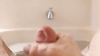 Jerking off my cock while wife is away