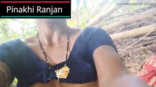 Indian aunty fingering jangal sex