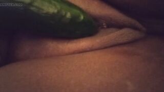 Cucumber sandwich with a rather deep filling mmm