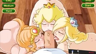 Blowbared Suckletriple x 3 Princesses