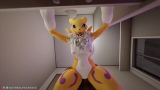 Renamon is being fucked