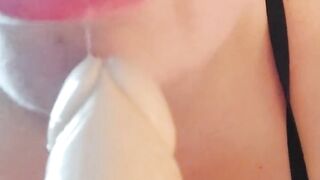 I fuck my dildo. Come fill my 2nd hole. Part 1. My holes are tight.