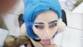 JINX GETS HARD COCK AND HAVE CUM IN YOUR FACE