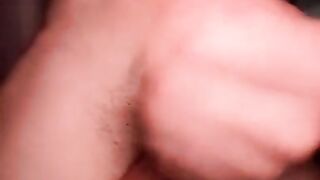 Massive cumshot on my belly (also hit my lips????)