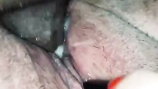 CREAMY close up MEXICAN WET PUSSY