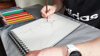 Drawing a cute guy with a small dick - Cinnamonbunny86