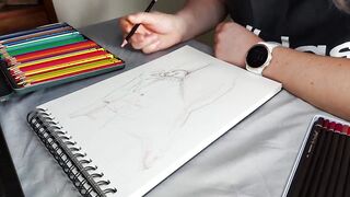 Drawing a cute guy with a small dick - Cinnamonbunny86