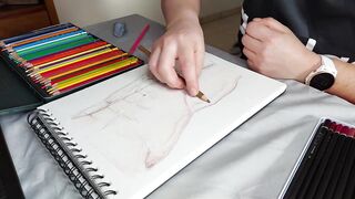 Drawing a cute guy with a small dick - Cinnamonbunny86