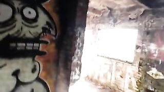 Slutty Redhead GF Sucks Cock And Gets Fucked Hard In Abandoned Building