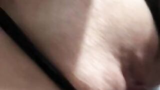 Tight pussy likes it hard, big dick made her orgasm, big tits, nice creampie