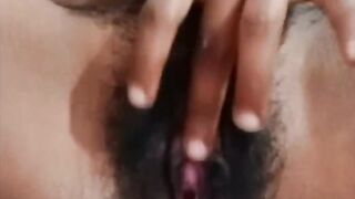 Desi Choco Girl Hairy Pussy Play