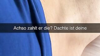 German 18 year old Teen cheats on boyfriend on Snapchat