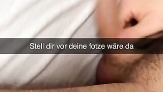 German 18 year old Teen cheats on boyfriend on Snapchat