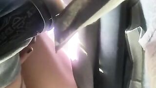 Dirty Brunette Car Piss