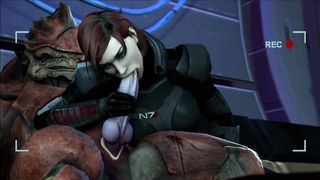 Leaked Film of Commander Shephard Giving Wrex a Blowjob (Sfm-003)