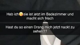 German Girl cheats with Best Friend on Snapchat