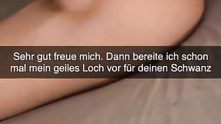 German Girl cheats with Best Friend on Snapchat