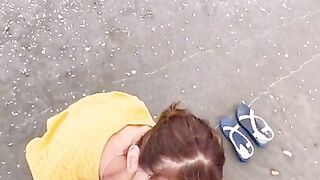 Japanese Bitch,Horny MD Flashing on the windy beach. masturbate,Blowjob.hentai saggy milf.