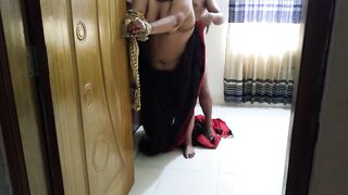 Indian sexy 55y old aunty tied her hands and fuck - Tamil Hindi Sex