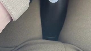 Cumming secretly in my car on lunch break