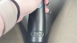 Cumming secretly in my car on lunch break