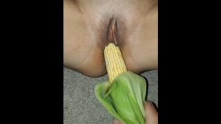 MILF soccer mom gets CORN BANGED until she cums