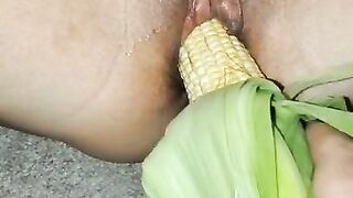 MILF soccer mom gets CORN BANGED until she cums