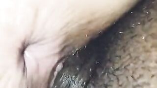 Fucking her pussy making her Squirt