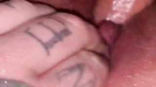 Close up of daddy fucking me hard