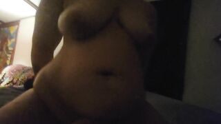 Big tit blond riding my cock