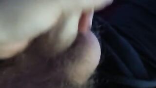 Quick solo male masturbating cumshot