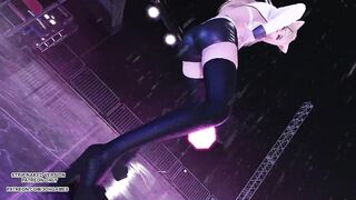 MMD Solar - Spit it out Ahri Evelyn Seraphine Sexy Kpop Dance 4K