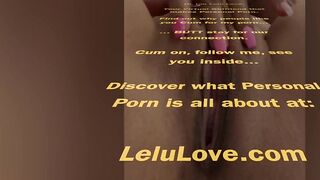 Creampie closeup mixed with behind the porn scenes daily real life peeks of babe's actual life & adventures - Lelu Love