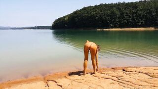 MUD Therapy at \Volcanic lake # MUD like a new Fetish