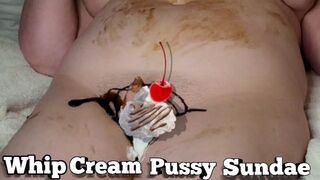 Husband made a Chocolate Syrup Whip Cream Pussy Sundae and Fucked me so Rough I creamed my myself!