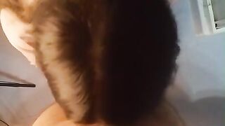 HAIRJOB WITH CUM