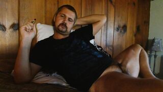 Stroking and Flexing and Hittin' the Vape - Monster Cock - SirChrisx9