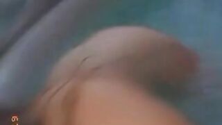 HOT 18F HORNY AMATEUR MARIAH JONES DOES A HAND JOB AT A HOTEL SWIMMING POOL IN PUBLIC- BIG TITS BABE