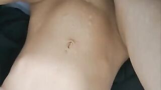 Huge cum shot on perfect 20 year old israeli girl with perfect silicone tits and skinny body