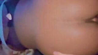 Ebony fat ass pounded