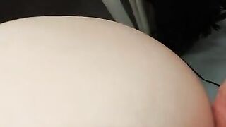 Anal gape in back room