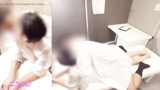 Cuckold Husband, I'm sorry Nurse's wife is trained to dirty talk by doctor in hospital