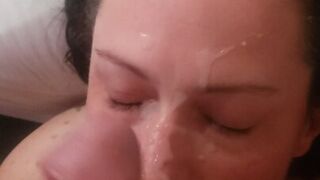 Another Cum Dumpster Homemade Facial Cumshot