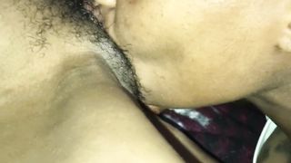 Eating Ebony MILF Pussy